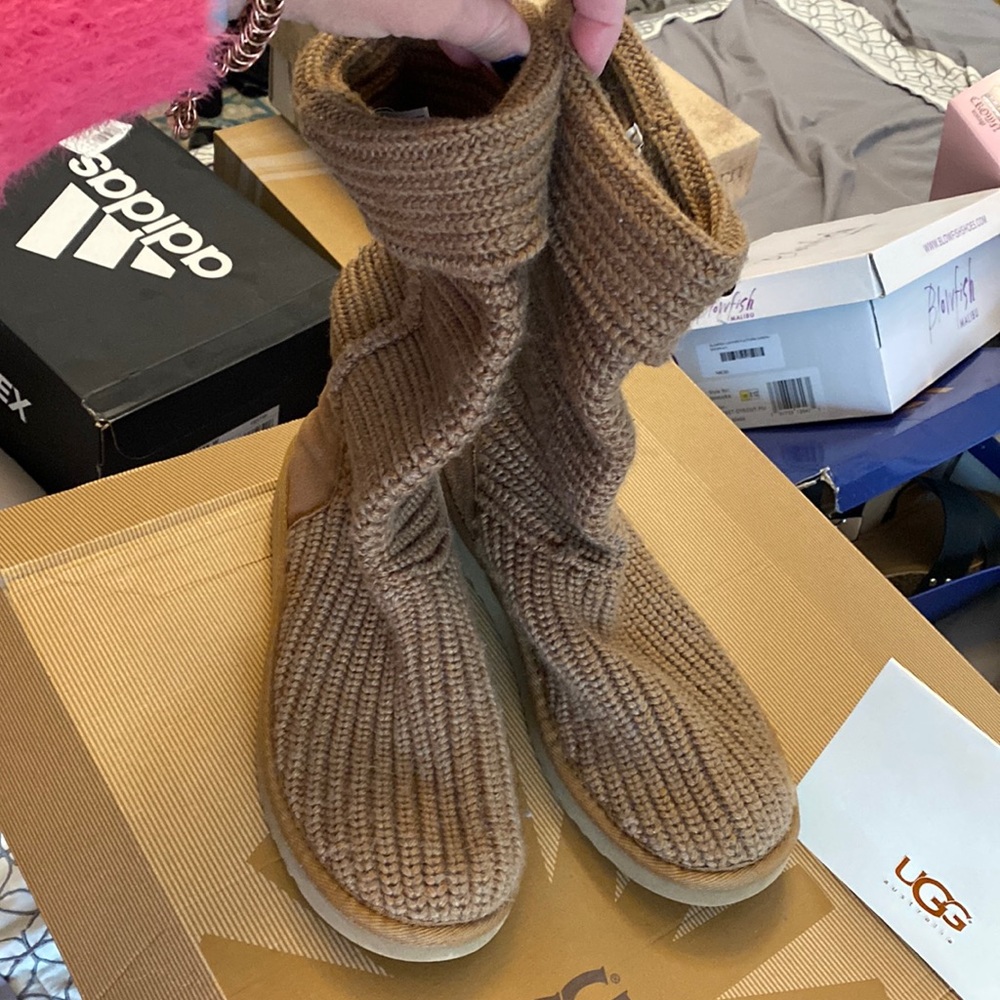 Ugg classic crochet tall boots